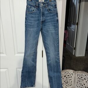 Free People We The Free button fly boot cut jeans Size 26